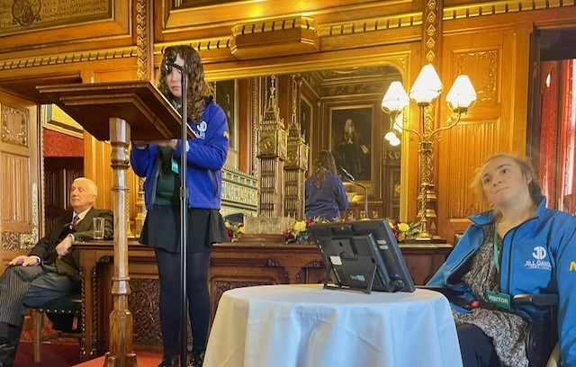 Isabella, 12, delivers speech on kindness in front of Mr Speaker