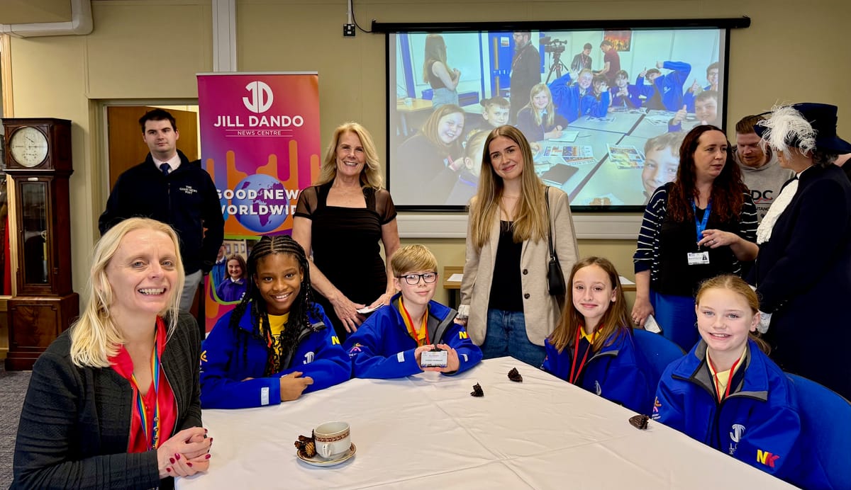 Blue Plaque Honours Jill Dando as Good News Rooms Project Expands