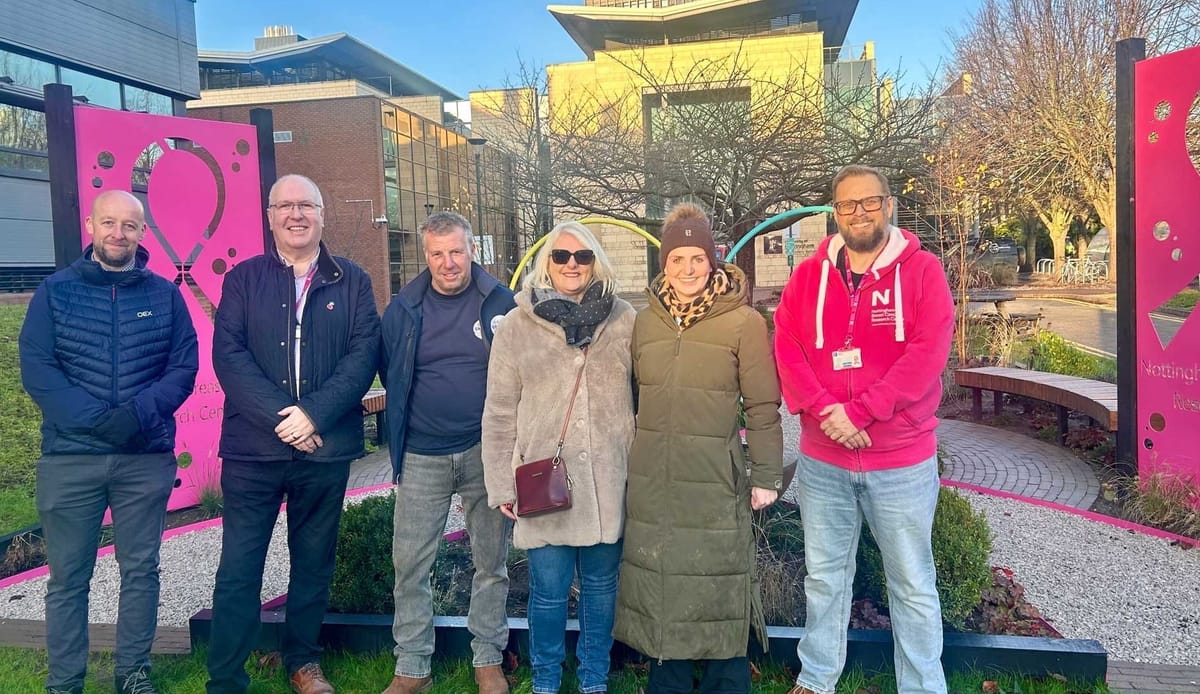 Breast Cancer Reflective Garden Opens at Nottingham Research Centre