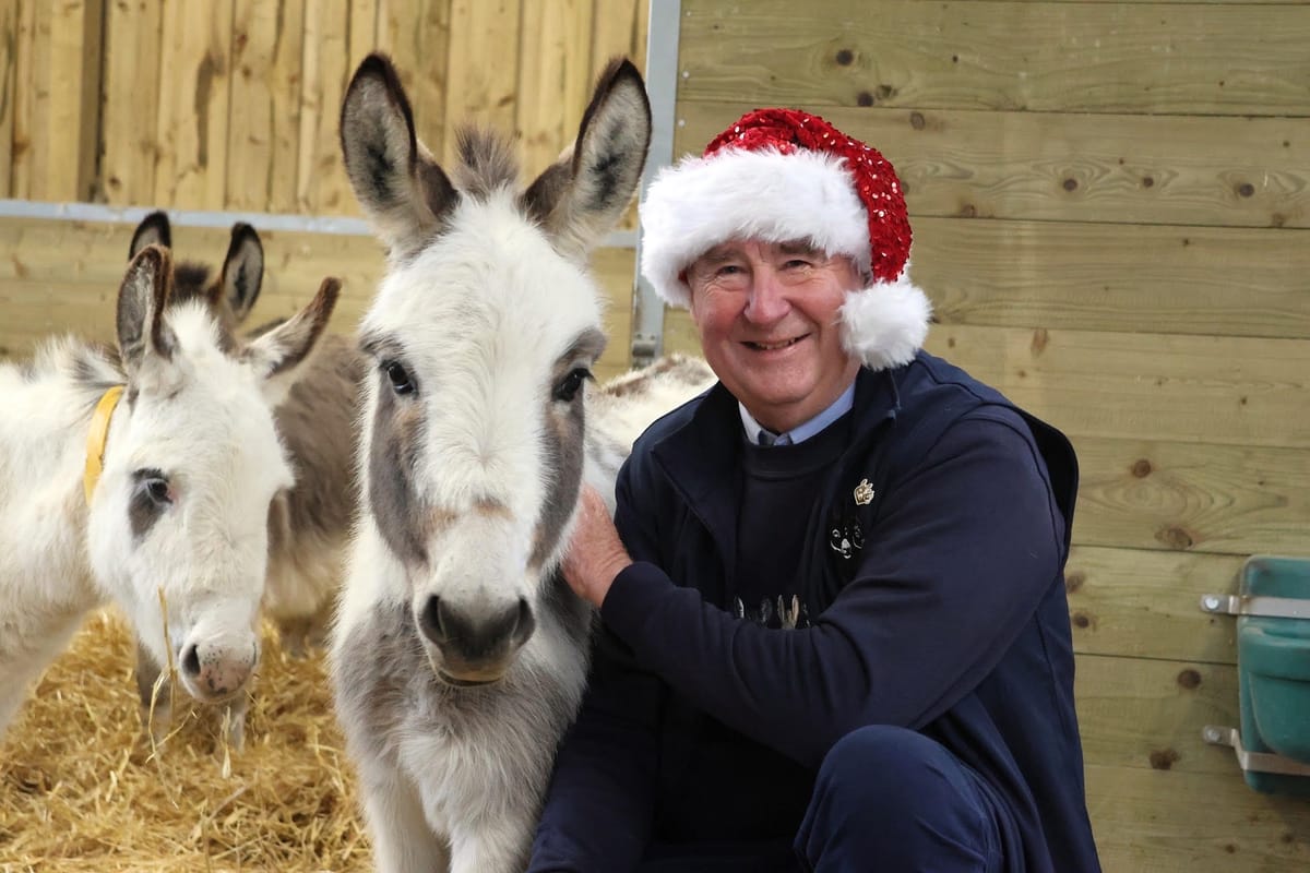 Yorkshire Vet adds festive cheer to The Donkey Sanctuary carol concert