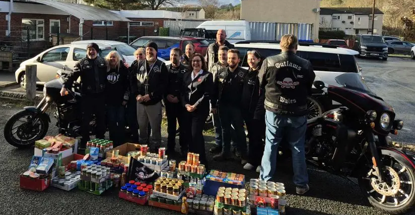 Bikers and Rugby Stars Team Up to Tackle Food Poverty