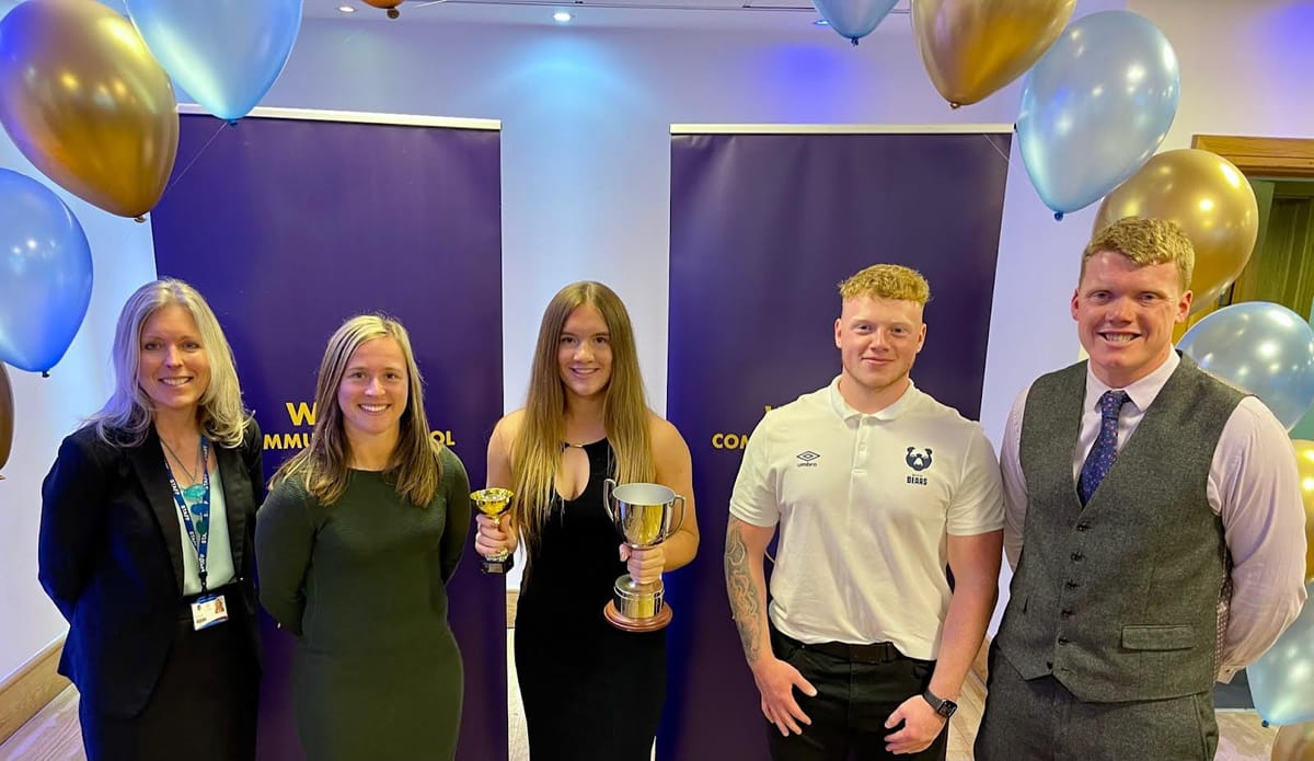 School hosts Oscars-style sports stars celebration with speeches by professional cricket and rugby players