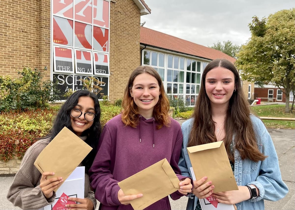 Fantastic student GCSE celebrations on results day at high-flying academy