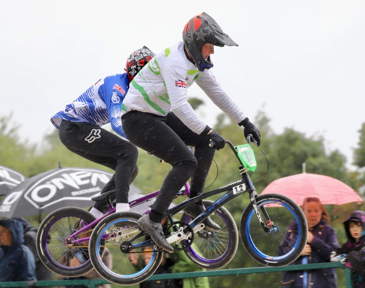 Super Kieran soaring in his BMX career