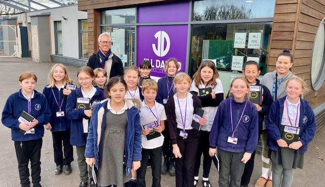 Pupils trained by Nigel Dando as they flock to become Jill Dando Journalists