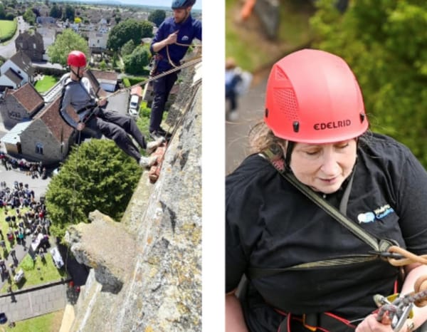 £6000 boost for mental health as brave 25 abseil town’s tallest building