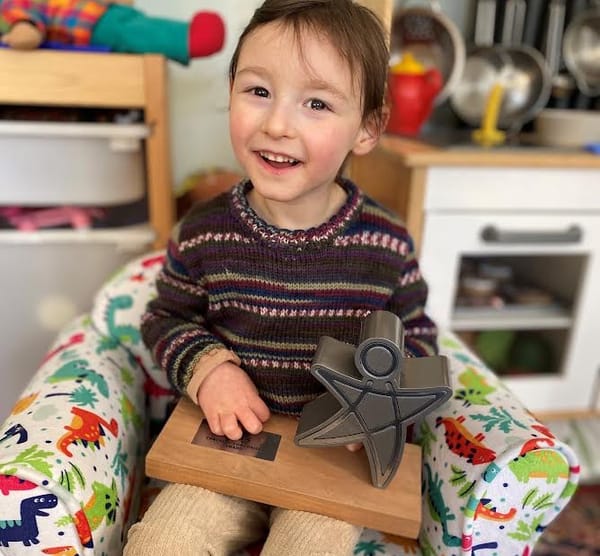 Four-year-old with Cerebral Palsy wins Children of Courage Award for Charity Fundraising