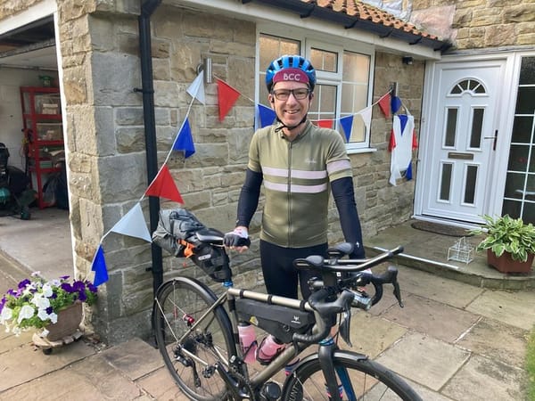 Undeterred by storm, former Leprosy Mission worker completes 950-mile solo cycle challenge