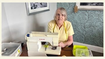 Bulwell Care Home Helps Resident Rekindle her Lifelong Passion for Dressmaking