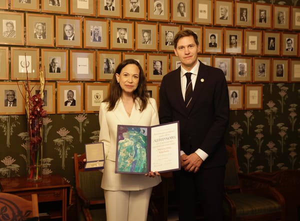 Daughter of Previous Nobel Peace Prize Winner Accepts Award on Her Behalf