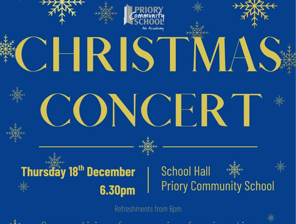 Music for a Cause: Priory Community School Hosts Festive Concert in Support of Weston Foodbank