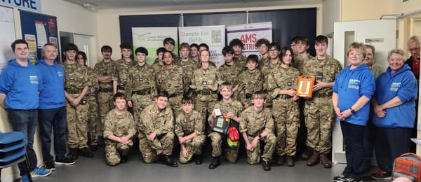 Weston Air Cadets Trained in Life-Saving CPR and Defibrillator Skills