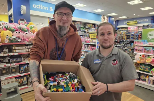 Swindon Hostel Residents Benefit from Generous Lego Donation from Local Toy Shop