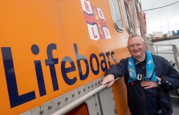 Lifeboat Hero Marks 50 Years Saving Lives at Sea in Emotional Surprise