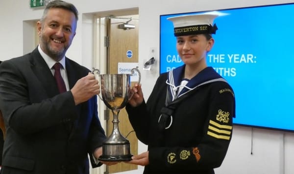 Students from The King Alfred School Academy among those receiving Cadet awards