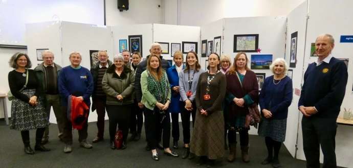 Schools inspirational young artists praised 