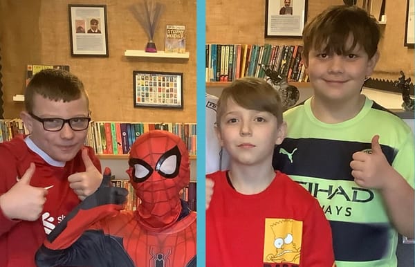 Students are already enjoying World Book Day today!