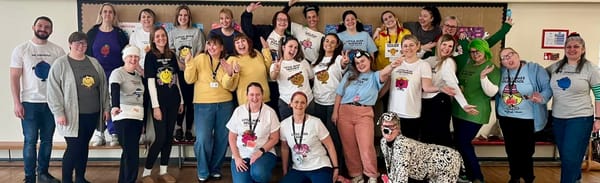 Students celebrate on Little Miss and Little Mr World Book Day 